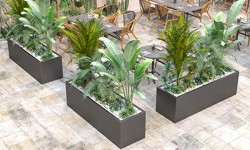 简约款花箱适合摆放在哪些场景？百搭耐看，城市景观主流选择