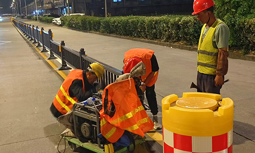 丝韵盛泽，安全筑城｜彩格尔一站式交付盛泽市政护栏项目