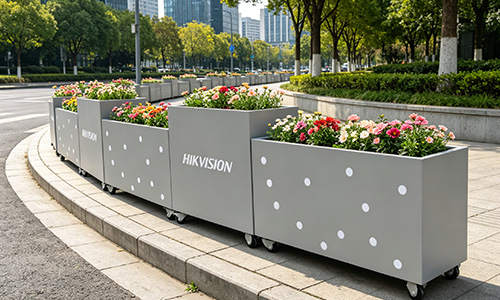 镀锌板组合花箱：万向轮自由移动，隔热耐用造景专家